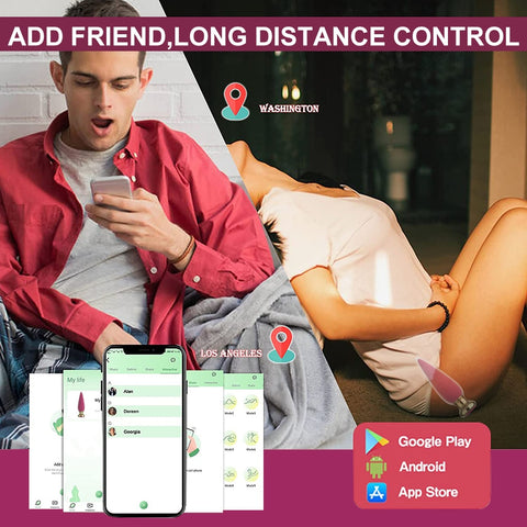 Wireless APP Remote Control Anal Vibrator