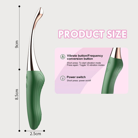 High-Frequency G-Spot and Clitoris Stimulator Vibrator