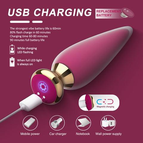 Wireless APP Remote Control Anal Vibrator