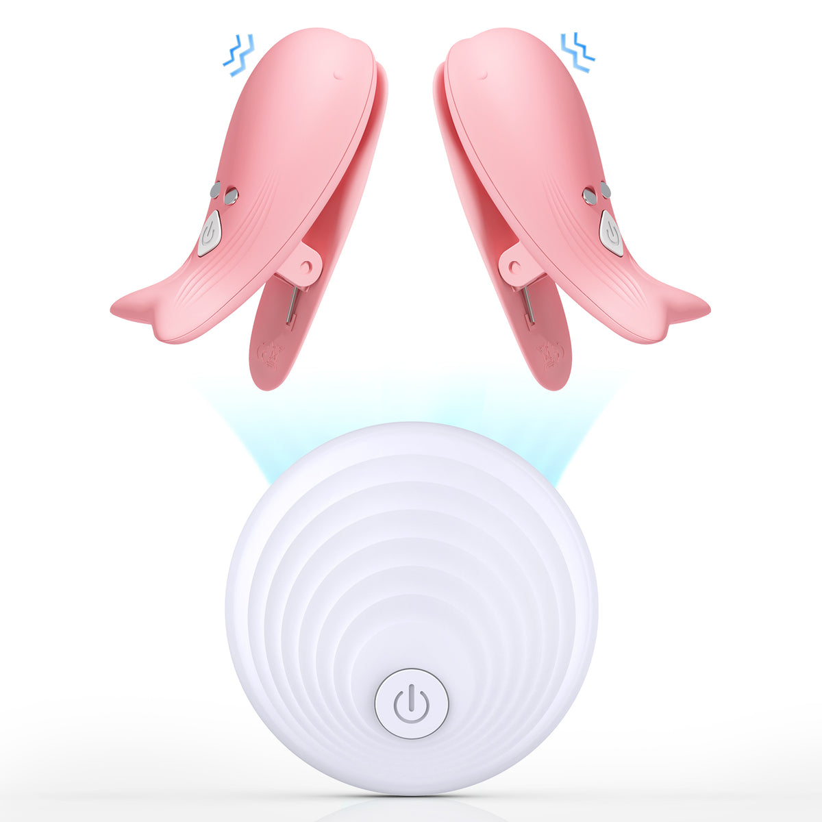 Vibrating Nipple Clamp: Breast Massage