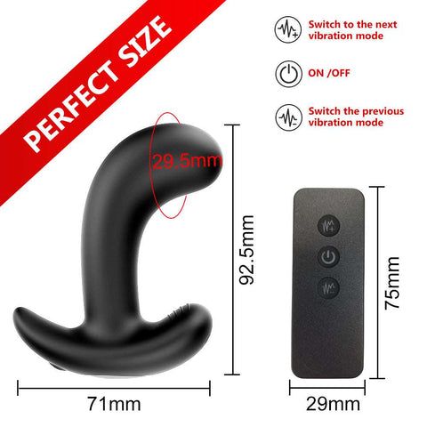 Wireless Remote Butt Plug and Anal Vibrator