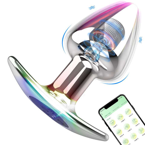 Stainless Steel Anal Plug Vibrator