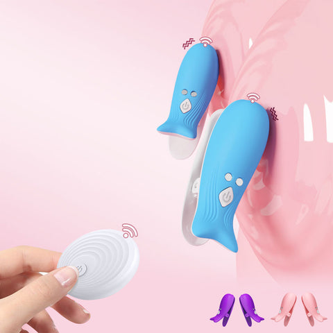 Vibrating Nipple Clamp: Breast Massage
