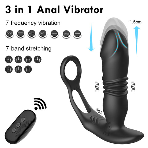 Silicone Anal Vibrator