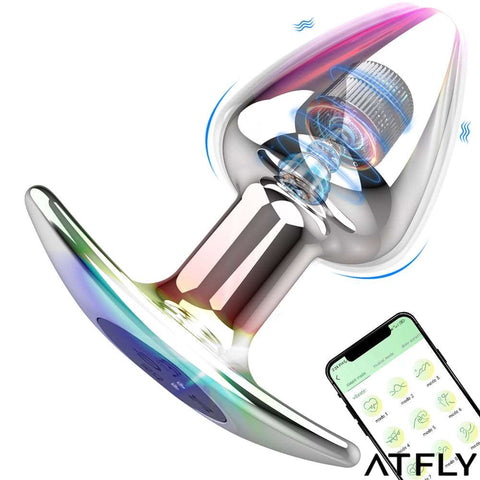 Stainless Steel Anal Plug Vibrator