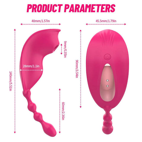 Bluetooth Sucking Vibrator and Clitoris Stimulator
