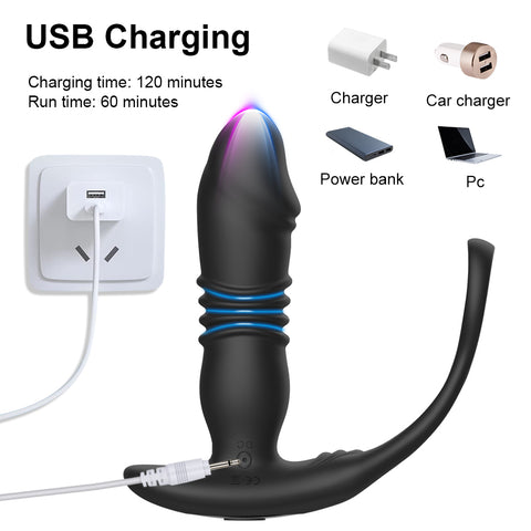 Silicone Anal Vibrator