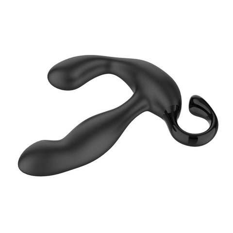 Anal Plug with Delay Ejaculation Ring, Male Massager Toy