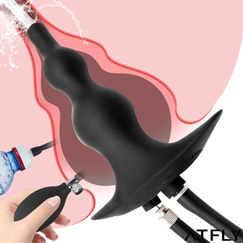 Silicone Inflatable Anal Plug