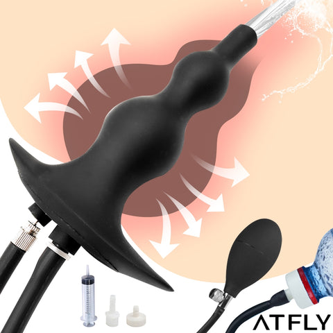 Silicone Inflatable Anal Plug