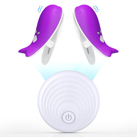 Vibrating Nipple Clamp: Breast Massage
