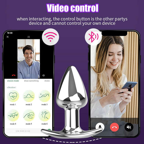 Stainless Steel Anal Plug Vibrator