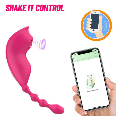 Bluetooth Sucking Vibrator and Clitoris Stimulator
