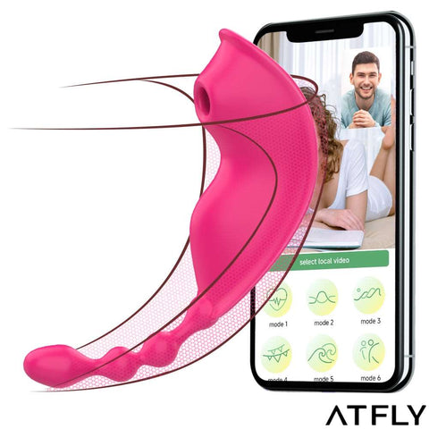 Bluetooth Sucking Vibrator and Clitoris Stimulator