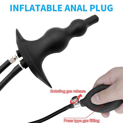 Silicone Inflatable Anal Plug