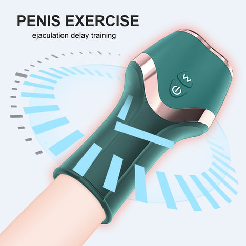 12 Frequency Penis Training Masturbation Cup