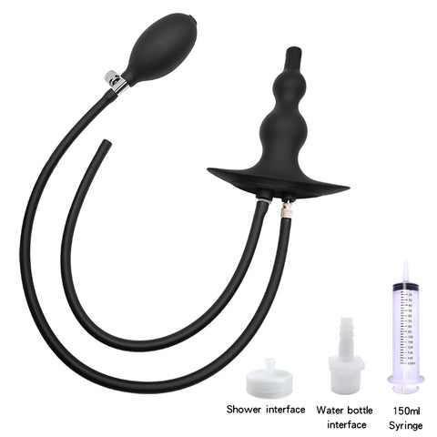 Silicone Inflatable Anal Plug